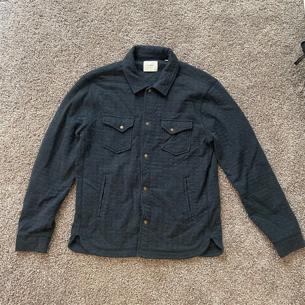 Billy Reid Blue Lightweight Quilted Jacket